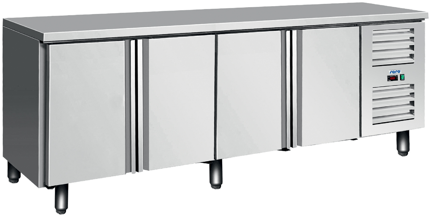 SARO Gekoelde werkbank met 4 deuren, model KYLJA 4100 TN SARO Gekoelde werkbank met 4 deuren, model KYLJA 4100 TN