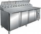 Saro Voorbereidingstafel, Werkblad Graniet - 1/3 GN Model SH 2000 Saro Voorbereidingstafel, Werkblad Graniet - 1/3 GN Model SH 2000