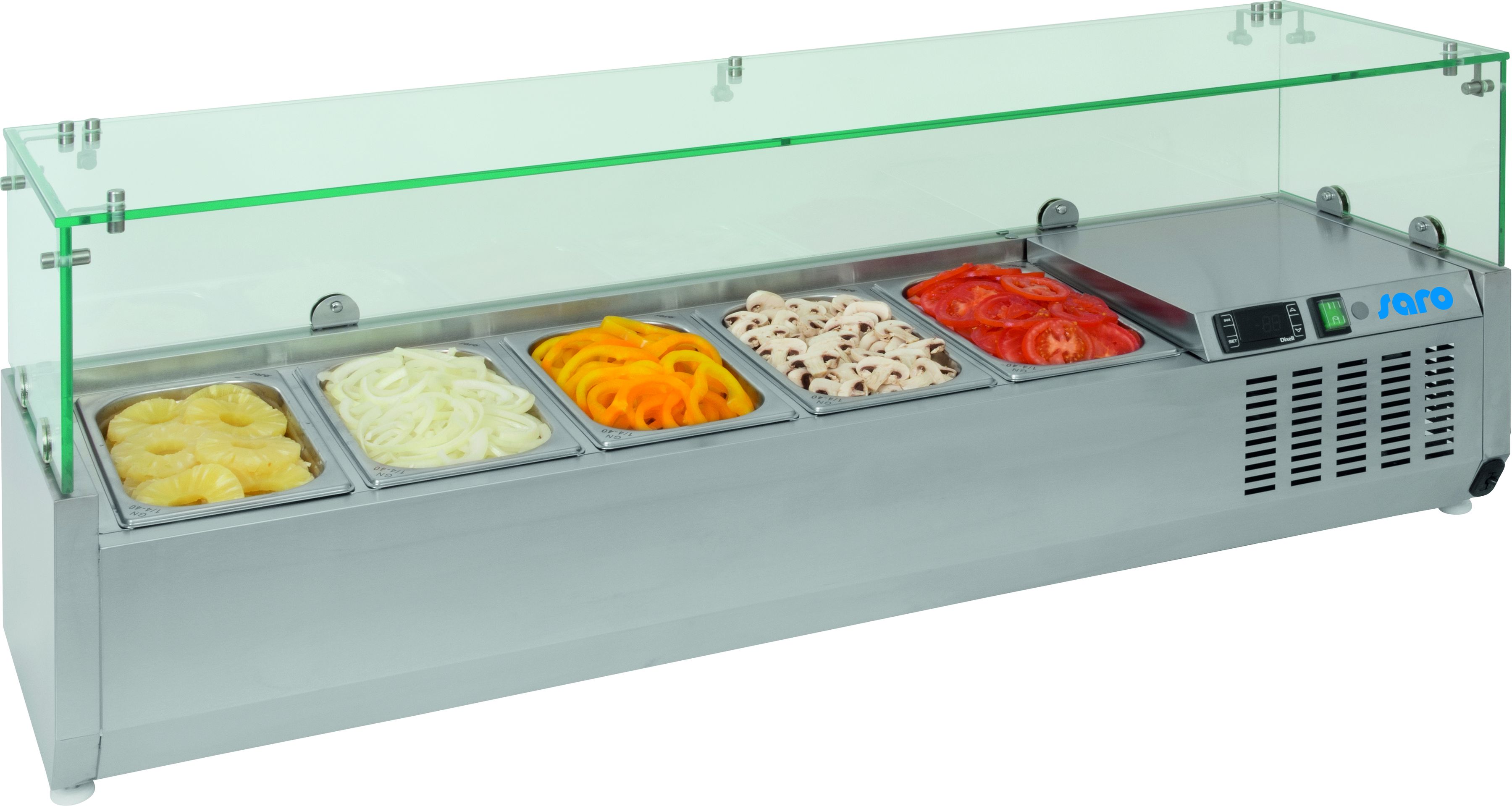 Opzet koelvitrine VRX 1200/330 Opzet koelvitrine VRX 1200/330