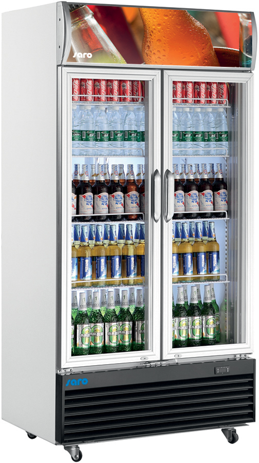 SARO Flessenkoeler met dubbele glasdeur model GTK 800 SARO Flessenkoeler met dubbele glasdeur model GTK 800