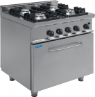 Saro Gasfornuis Met Gasbakoven Model E7/kupg4lo Saro Gasfornuis Met Gasbakoven Model E7/kupg4lo
