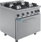 Saro Gasfornuis Met Electrische Oven Model E7/kupg4le Saro Gasfornuis Met Electrische Oven Model E7/kupg4le