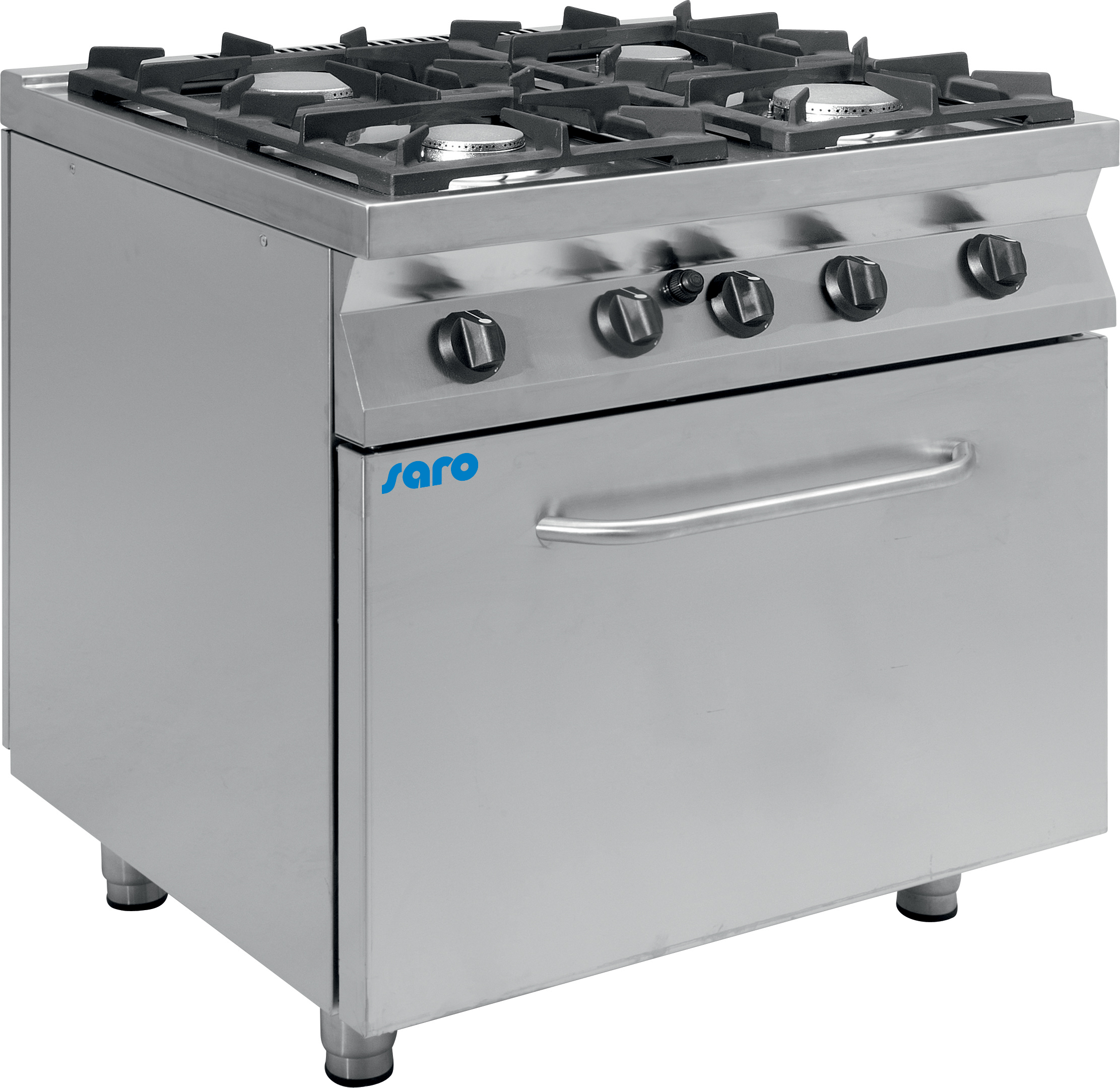 Gasfornuis met gasoven Model F7 / KUG4LO Gasfornuis met gasoven Model F7 / KUG4LO