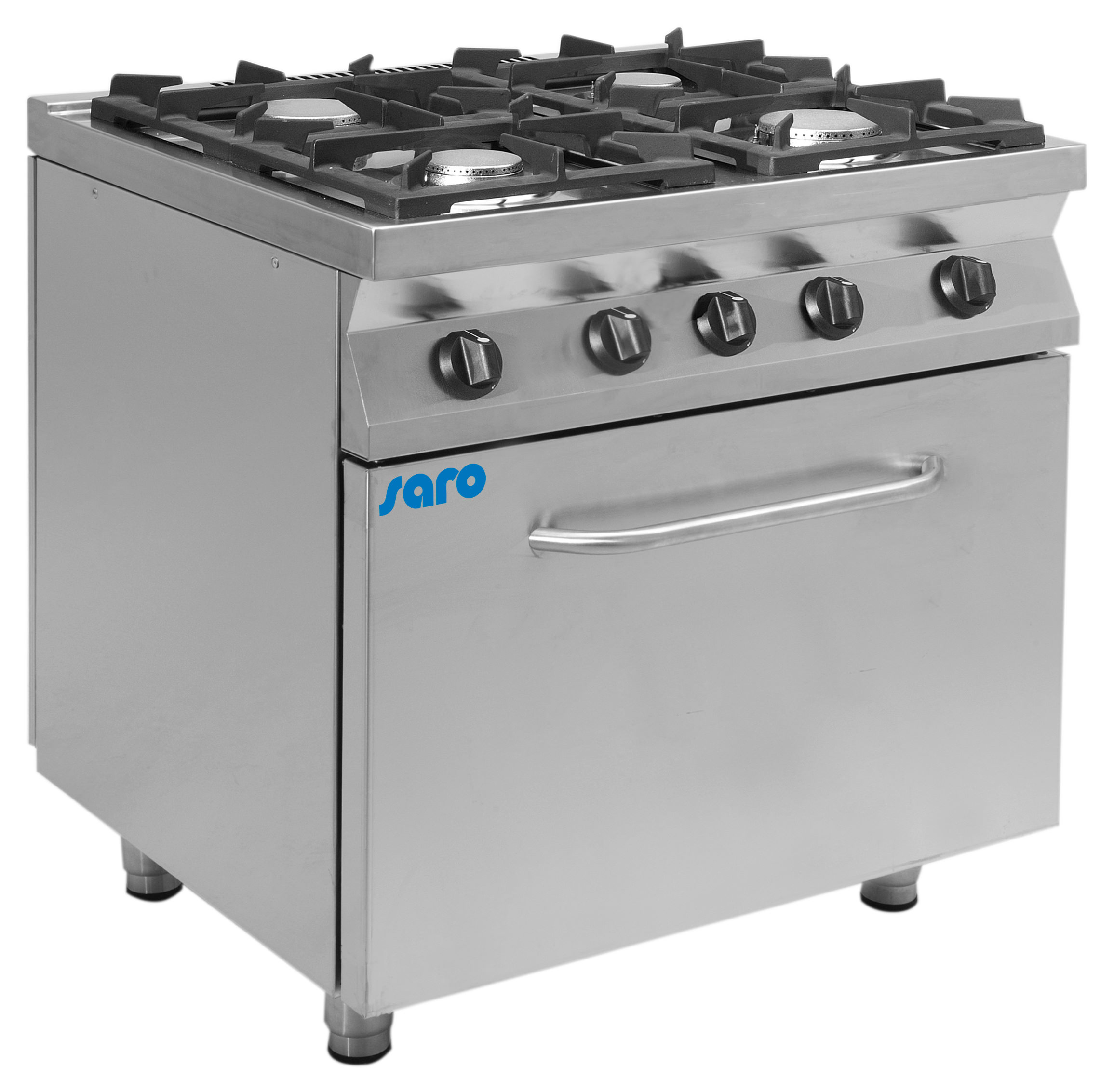 Gasfornuis met elektrische oven Model F7 / KUG4LE Gasfornuis met elektrische oven Model F7 / KUG4LE