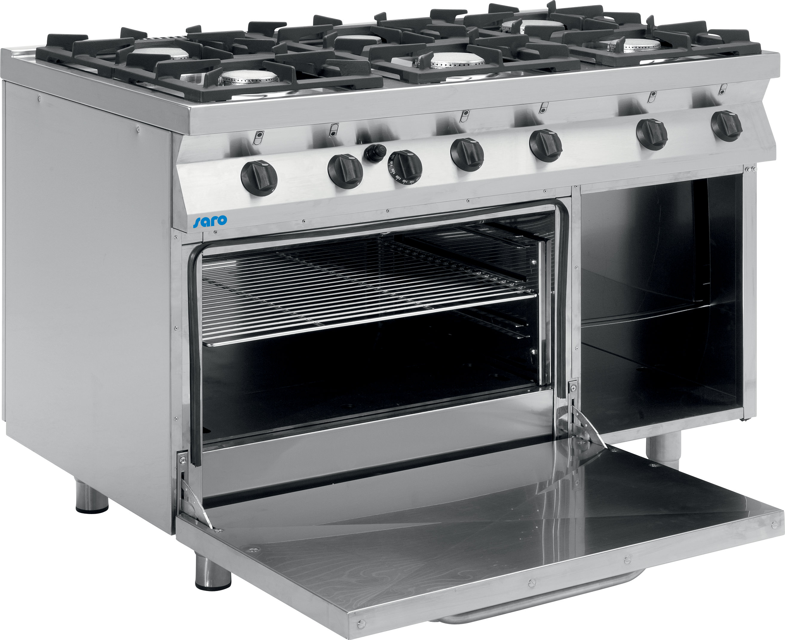 Gasfornuis met elektrische oven Model F7 / KUG6LE Gasfornuis met elektrische oven Model F7 / KUG6LE