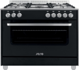 Saro Multifunctioneel Gasfornuis Met Electrische Oven Model Ts95c61lne Zwart Saro Multifunctioneel Gasfornuis Met Electrische Oven Model Ts95c61lne Zwart