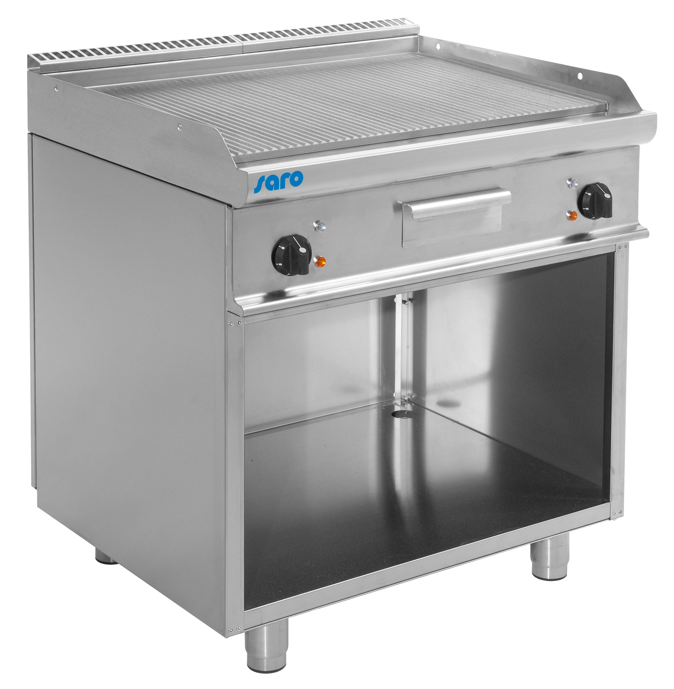 SARO Electrische grillplaat met open onderstel modell E7/KTE2BAR SARO Electrische grillplaat met open onderstel modell E7/KTE2BAR