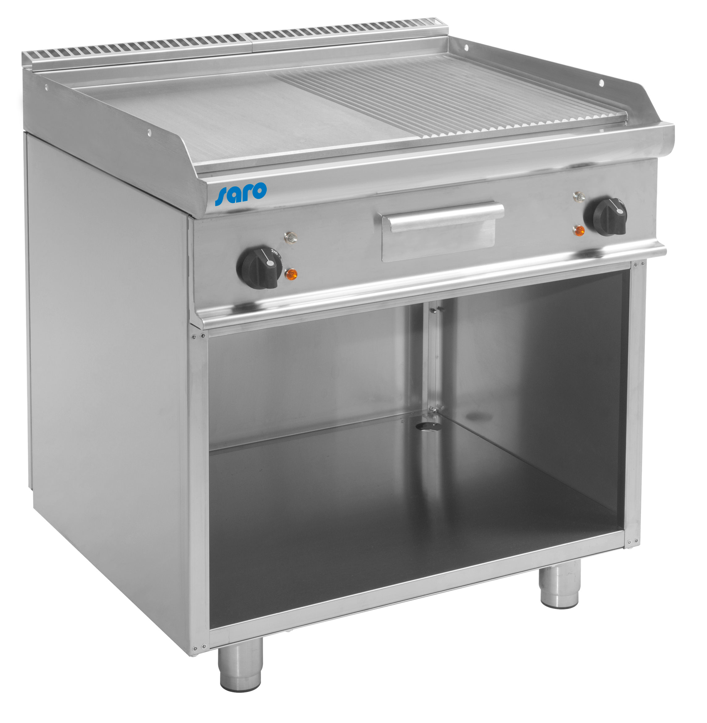 SARO Electrische grillplaat met open onderstel modell E7/KTE2BAM SARO Electrische grillplaat met open onderstel modell E7/KTE2BAM