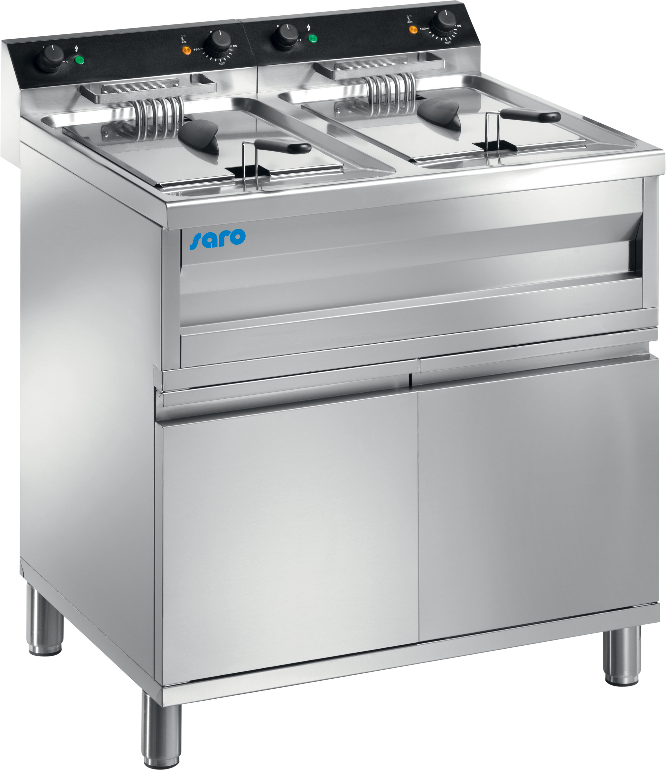 SARO Friteuse tafel model GASTROLINE 12+12Vs SARO Friteuse tafel model GASTROLINE 12+12Vs