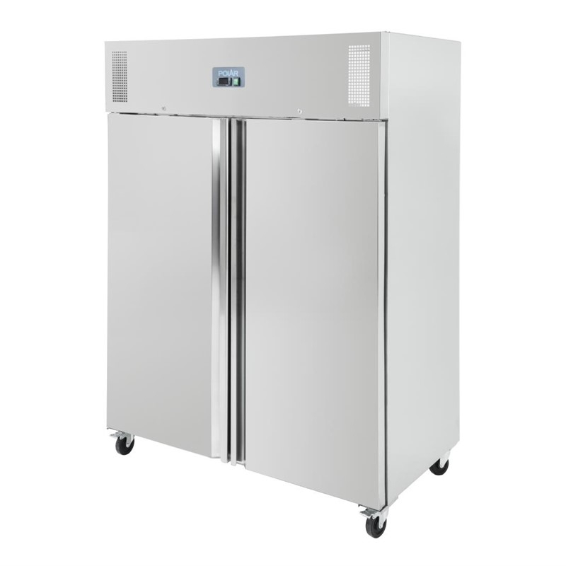 Polar U-serie professionele 2-deurs vriezer RVS 1300L Polar U-serie professionele 2-deurs vriezer RVS 1300L