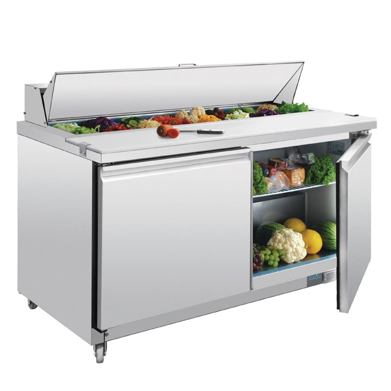 Polar U-serie 2-deurs gekoelde saladette 527L Polar U-serie 2-deurs gekoelde saladette 527L