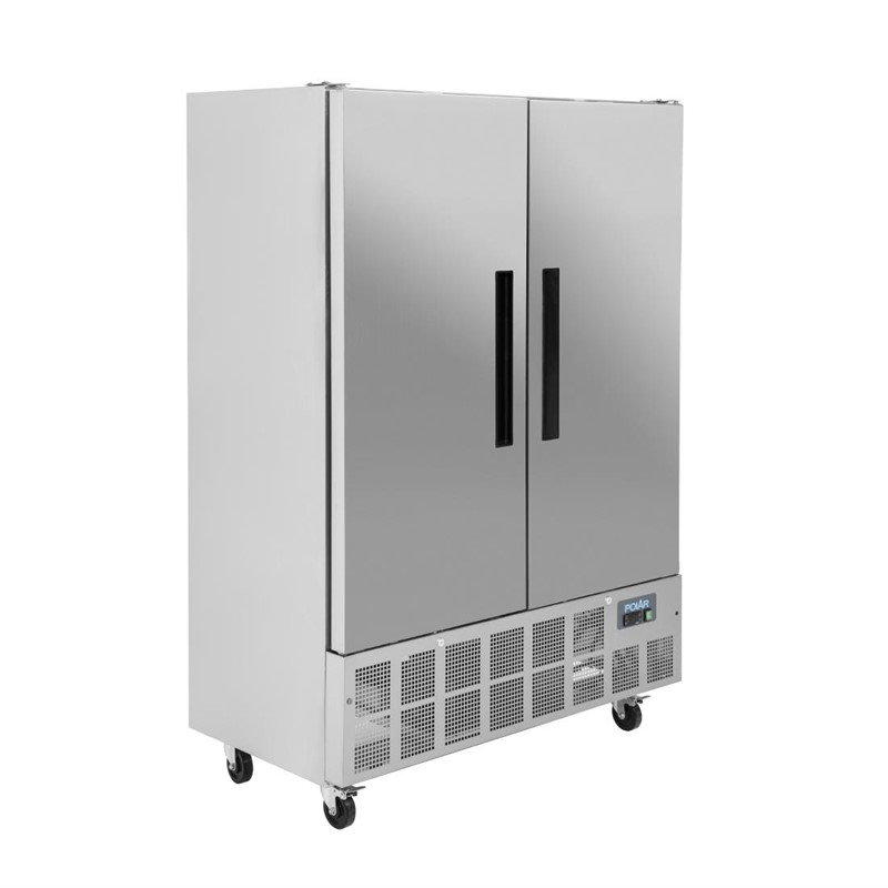 Polar G-serie 2-deurs slimline RVS vriezer 960L Polar G-serie 2-deurs slimline RVS vriezer 960L