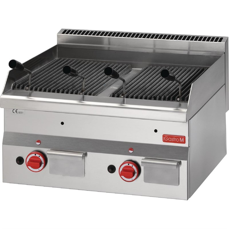 Gastro M 600 gas lavasteengrill 60/60 GRL Gastro M 600 gas lavasteengrill 60/60 GRL