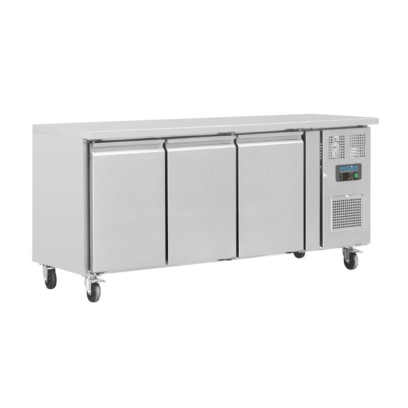 Polar U-serie 3-deurs koelwerkbank 339L Polar U-serie 3-deurs koelwerkbank 339L