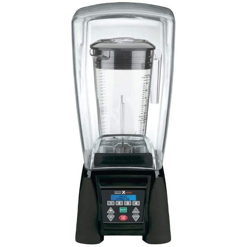 Waring Xtreme Hi-Power 2L blender programmeerbaar met geluidskap MX1500XTXSEE Waring Xtreme Hi-Power 2L blender programmeerbaar met geluidskap MX1500XTXSEE