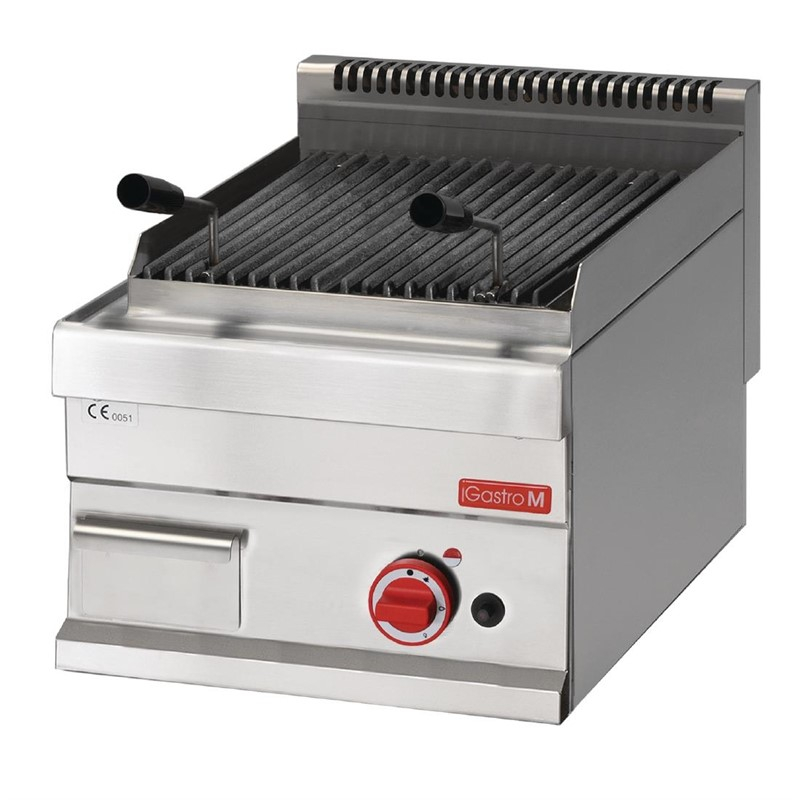 Gastro M lavasteen grill op gas 65/40 GRL Gastro M lavasteen grill op gas 65/40 GRL