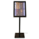 Securit LED info display zwart (incl. paal en voet) Securit LED info display zwart (incl. paal en voet)