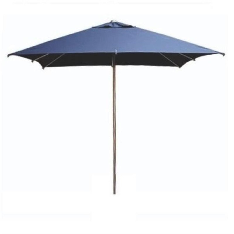 Eden Milan vierkante parasol 2,5 x 2,5m blauw Eden Milan vierkante parasol 2,5 x 2,5m blauw