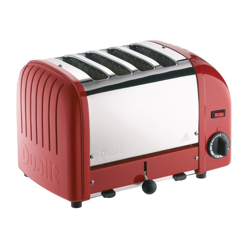 Dualit Vario broodrooster 4 sleuven rood 40353 Dualit Vario broodrooster 4 sleuven rood 40353