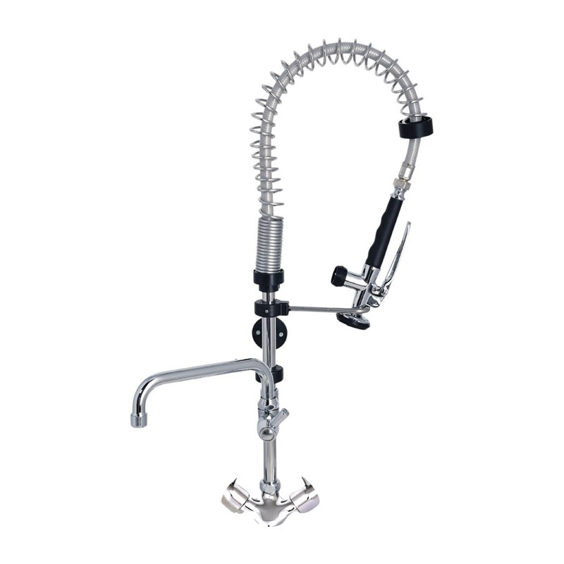 Gastro M voorspoeldouche monobloc laag model met zwenkkraan Gastro M voorspoeldouche monobloc laag model met zwenkkraan