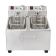 Buffalo dubbele friteuse 2x3L 2000W Buffalo dubbele friteuse 2x3L 2000W