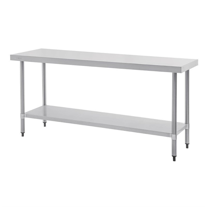 Vogue RVS werktafel zonder achteropstand 90x180x60cm Vogue RVS werktafel zonder achteropstand 90x180x60cm