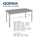 Gopak Enviro rechthoekige indoor eettafel berkeneffect 1800mm Gopak Enviro rechthoekige indoor eettafel berkeneffect 1800mm