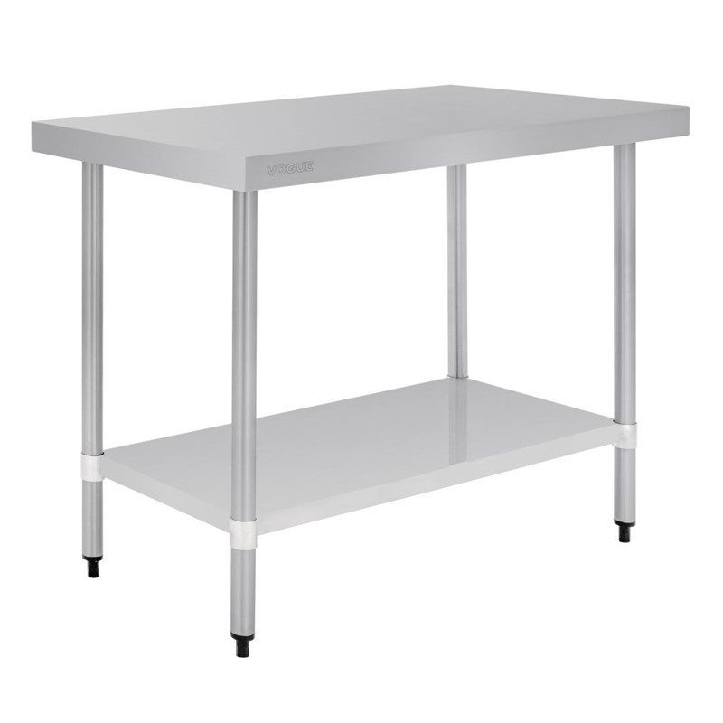 Vogue RVS werktafel zonder achteropstand 90x120x60cm Vogue RVS werktafel zonder achteropstand 90x120x60cm