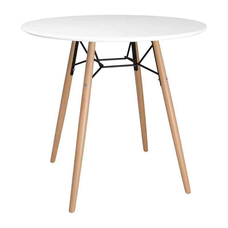 Bolero Arlo tafel rond wit 798mm Bolero Arlo tafel rond wit 798mm