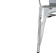 Bolero Bistro gegalvaniseerd stalen stoelen (4 stuks) Bolero Bistro gegalvaniseerd stalen stoelen (4 stuks)