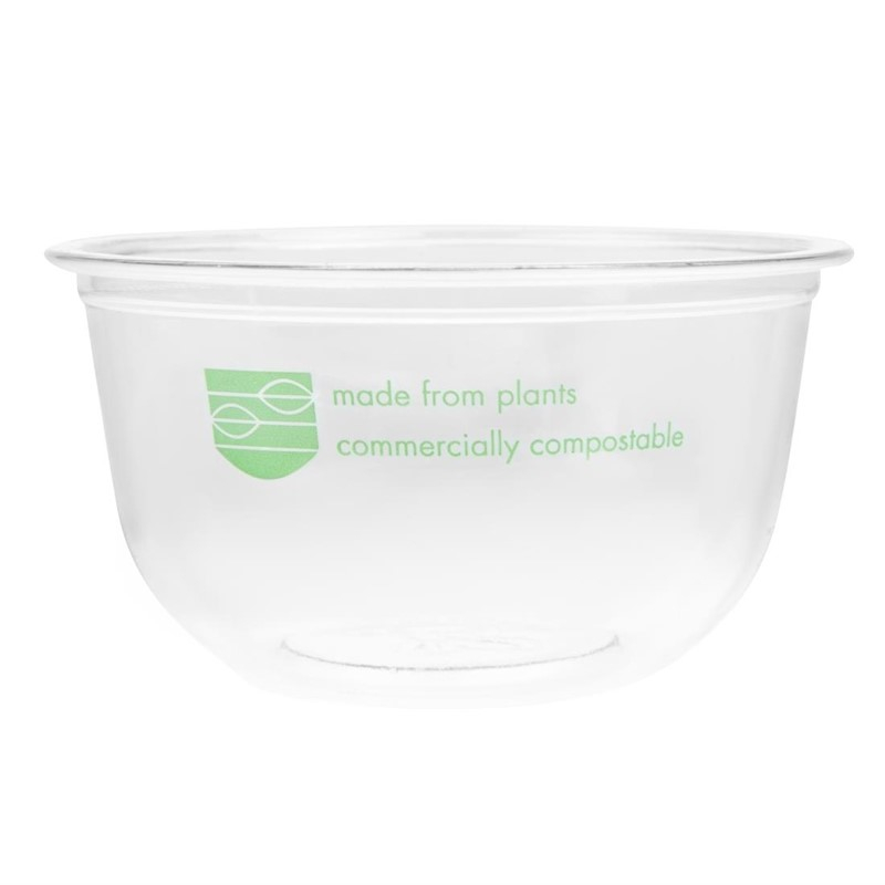 Vegware 96-serie composteerbare ronde bakjes 237ml (1000 stuks) Vegware 96-serie composteerbare ronde bakjes 237ml (1000 stuks)