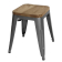 Bolero Bistro stalen kruk met houten zitting - grijs (4 stuks) Bolero Bistro stalen kruk met houten zitting - grijs (4 stuks)