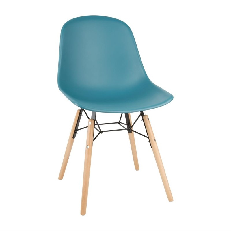 Bolero Arlo stoelen groenblauw (2 stuks) Bolero Arlo stoelen groenblauw (2 stuks)