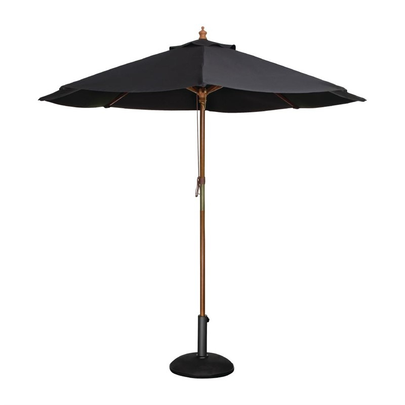 Bolero ronde parasol zwart 3m Bolero ronde parasol zwart 3m