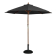 Bolero ronde parasol zwart 3m Bolero ronde parasol zwart 3m