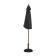 Bolero ronde parasol zwart 3m Bolero ronde parasol zwart 3m