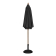 Bolero ronde parasol zwart 3m Bolero ronde parasol zwart 3m