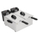 Caterlite dubbele friteuse voor licht gebruik 2x 3,5L