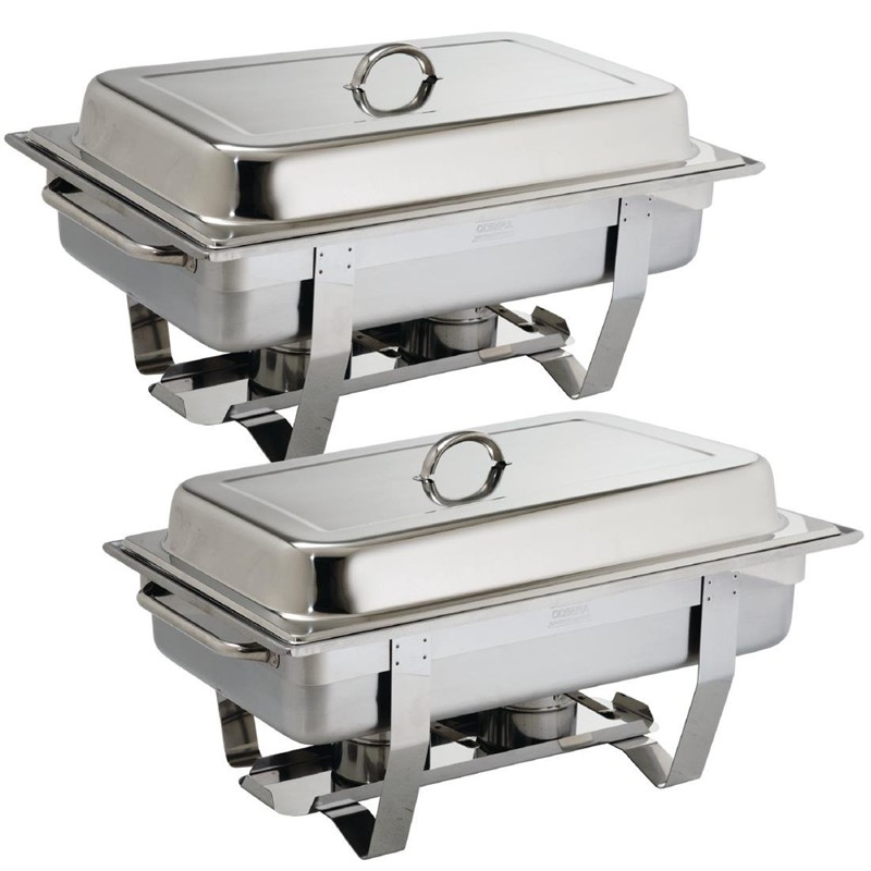 Olympia Milan chafing dish set GN 1/1 (2 stuks) Olympia Milan chafing dish set GN 1/1 (2 stuks)