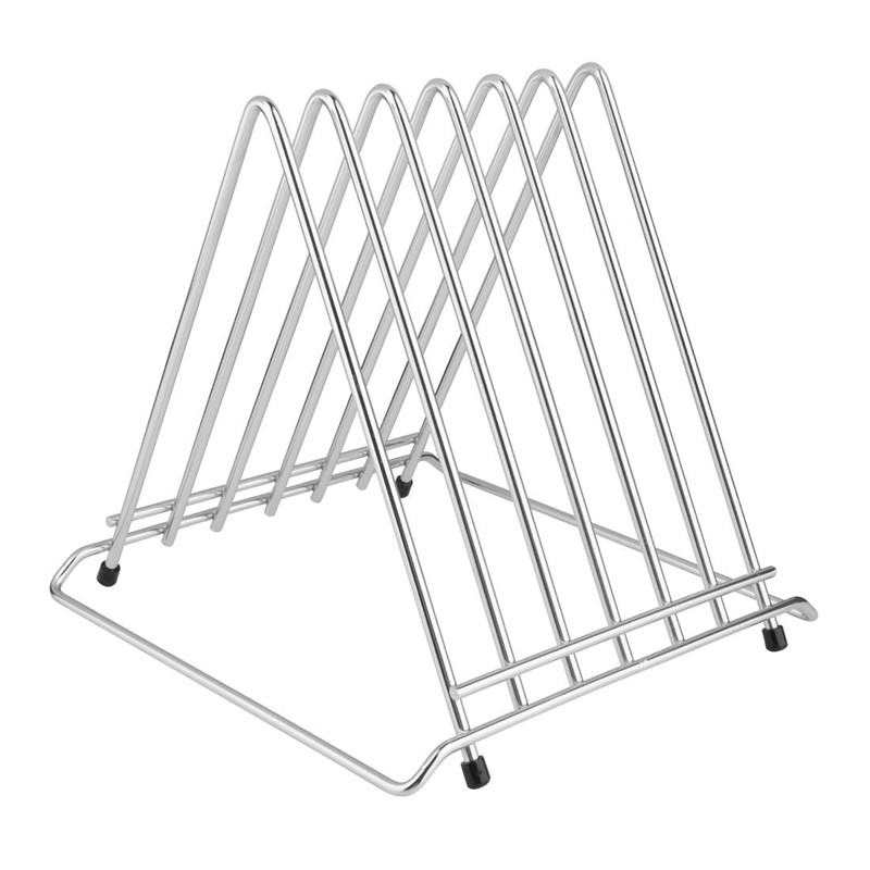 Hygiplas LDPE snijplanken set met rek 450x300x20mm Hygiplas LDPE snijplanken set met rek 450x300x20mm