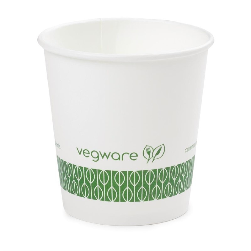 Vegware composteerbare espressobekers 11,3cl (1000 stuks) Vegware composteerbare espressobekers 11,3cl (1000 stuks)