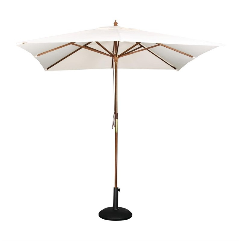 Bolero vierkante parasol crèmekleur 2,5m Bolero vierkante parasol crèmekleur 2,5m