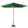 Bolero vierkante groene parasol 2,5 meter Bolero vierkante groene parasol 2,5 meter
