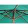 Bolero ronde parasol groen 2,5m Bolero ronde parasol groen 2,5m