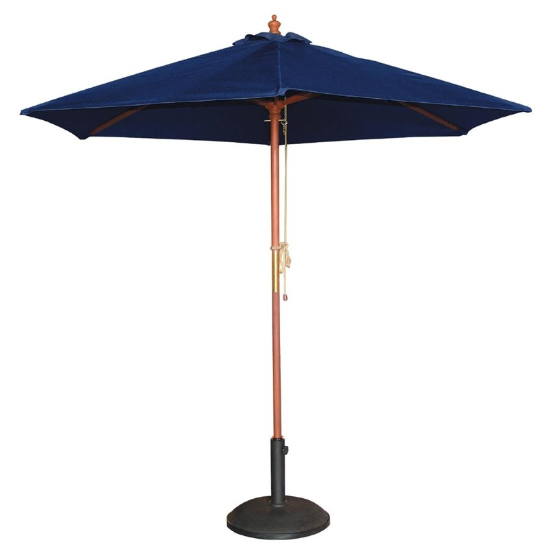 Bolero ronde donkerblauwe parasol 3 meter Bolero ronde donkerblauwe parasol 3 meter