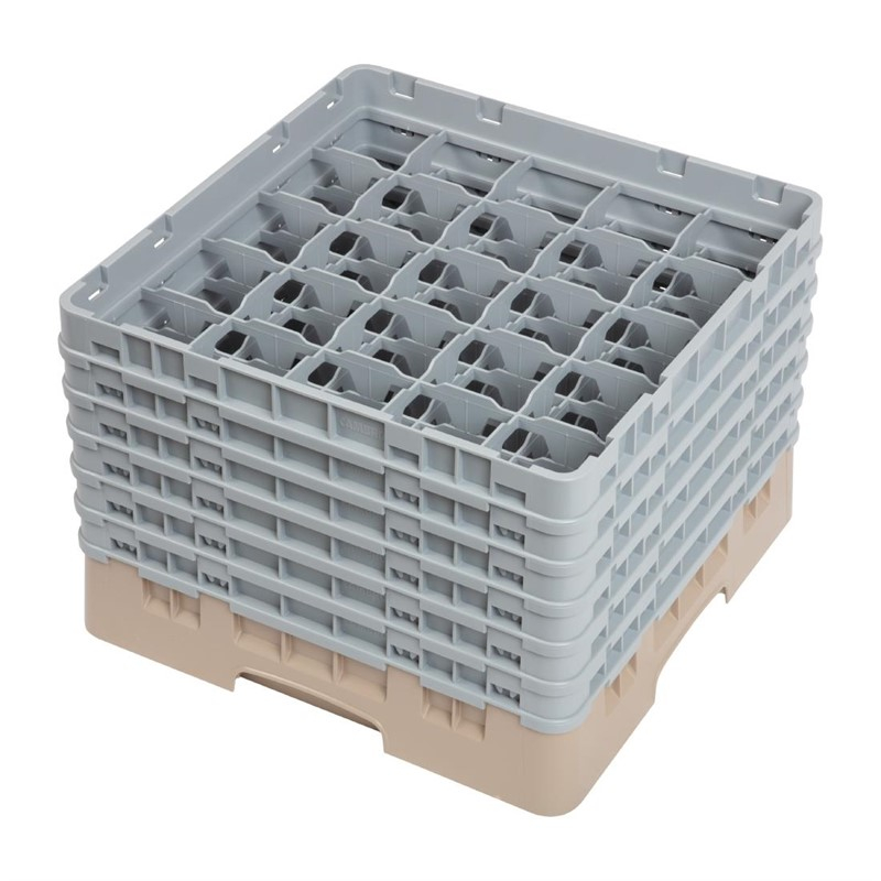 Cambro Camrack vaatwaskorf met 25 compartimenten max. glashoogte 29,8cm Cambro Camrack vaatwaskorf met 25 compartimenten max. glashoogte 29,8cm