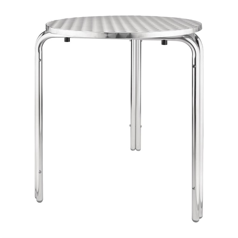 Bolero ronde stapelbare RVS tafel 60cm Bolero ronde stapelbare RVS tafel 60cm