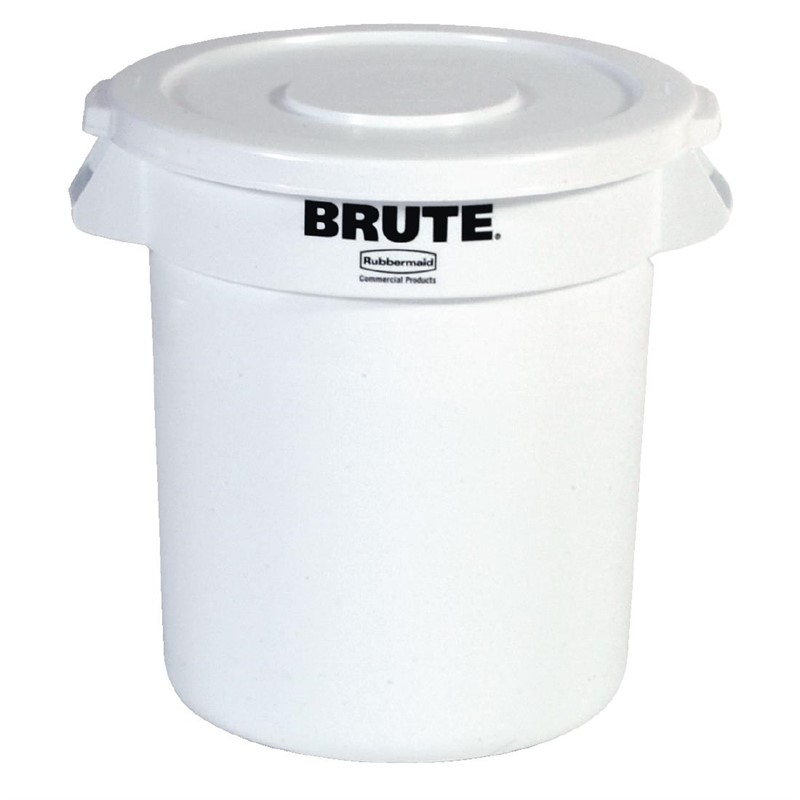 Rubbermaid Brute ronde container wit 121,1L Rubbermaid Brute ronde container wit 121,1L