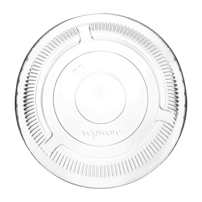 Vegware deksels voor 96 serie composteerbare frisdrankbekers (1000 stuks) Vegware deksels voor 96 serie composteerbare frisdrankbekers (1000 stuks)