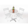 Bolero Bistro ronde RVS tafel 60cm grijs Bolero Bistro ronde RVS tafel 60cm grijs